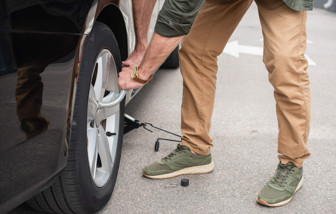changer un pneu voiture